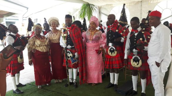 Scottish Power Nigeria Ltd. aka. The Pipers during some of their performances at events